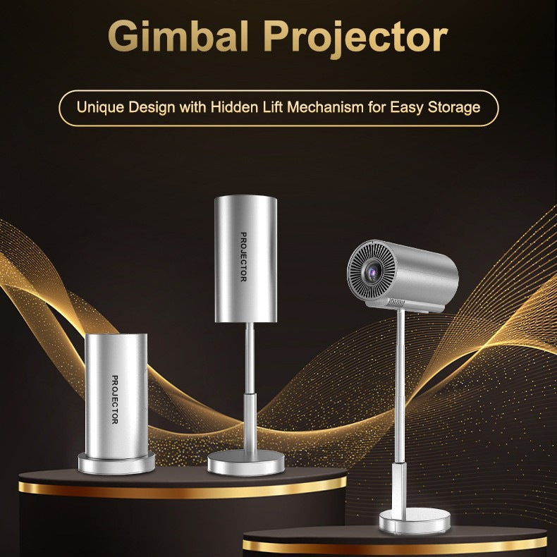 Smart Mini Projektor 720p HD | 4K Support | WiFi | Tragbarer Beamer für Handy