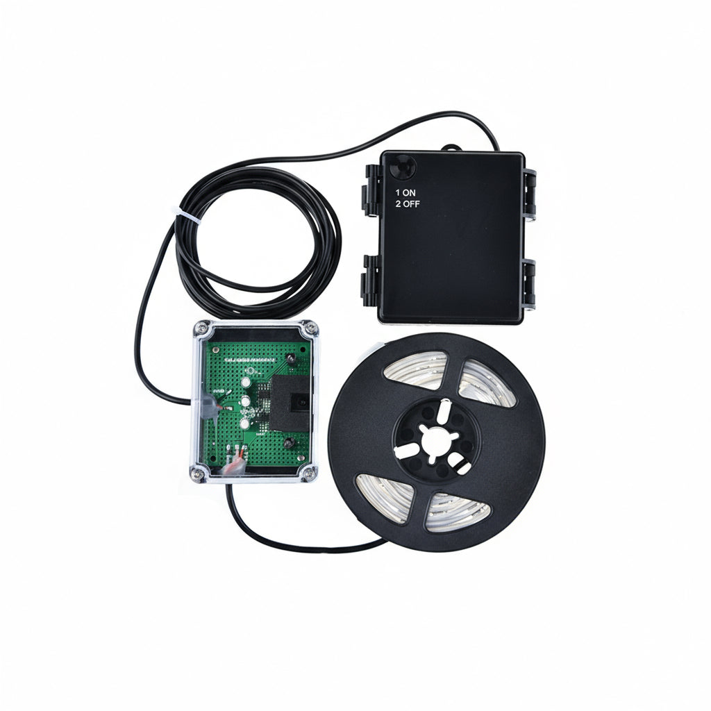 LED Basketballkorb-Licht – Induktions-Farbwechsel, Outdoor, batteriebetrieben