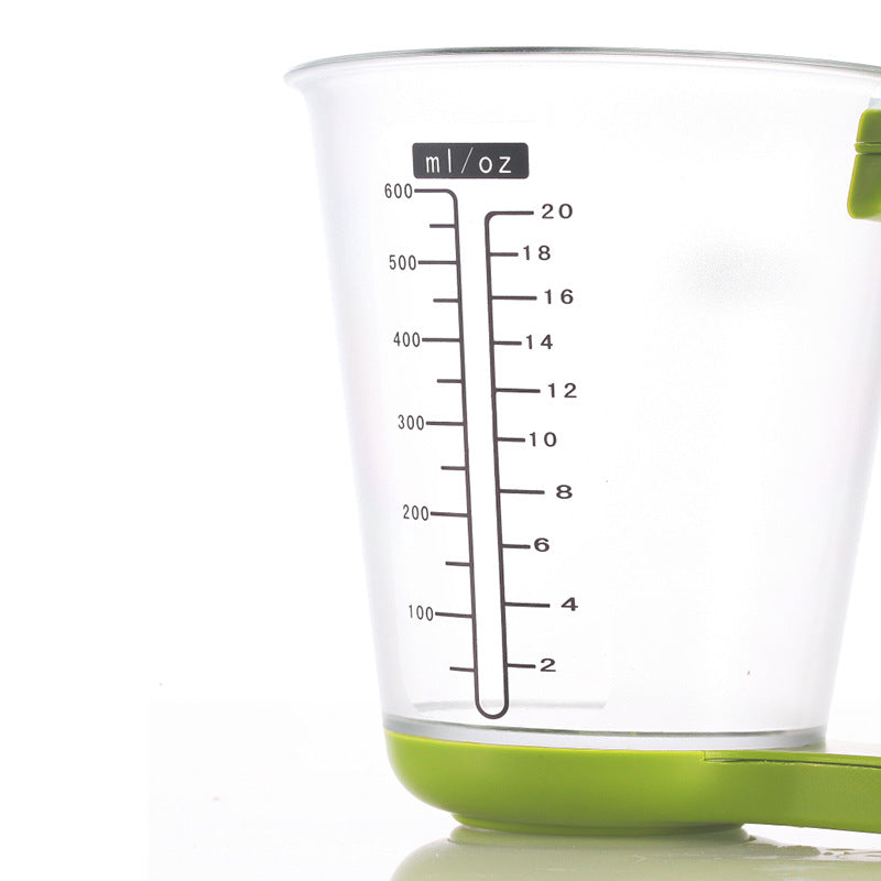 Elektronischer Messbecher 500g/0,1g – Multifunktions Küchenwaage & Grammskala | HTM-C01