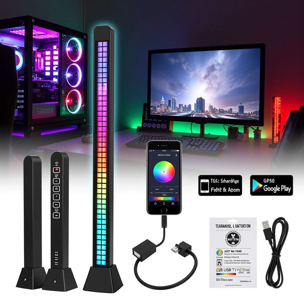 RGB-LED-Lautsprecher & Soundlichter