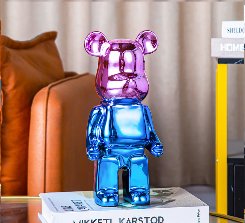 Luxuriöser Keramik-Bär – Stilvolle Deko & Spardose für Zuhause