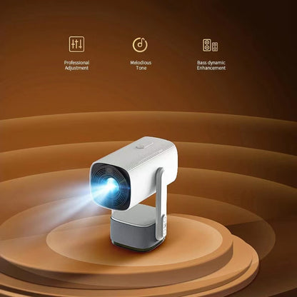 K2 Tragbarer Mini Projektor Full HD 1080p + 4K, WiFi, Akku, Portable Beamer