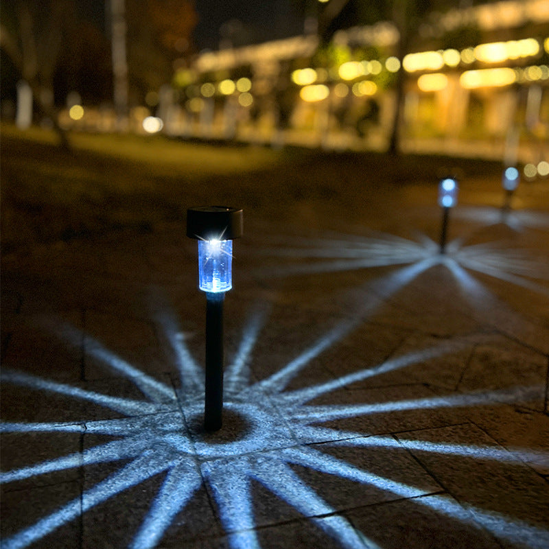 Solar-LED Gartenspießleuchte – Wasserdichtes Kunststoff-Röhrenlicht für Hof, Garten & Rasen