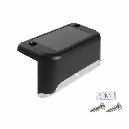 Solar-Stufenlicht – Wasserdichte LED Wandleuchte für Treppen, Zaun & Garten