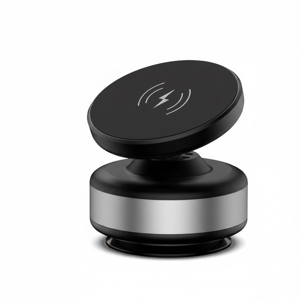 Magnetische Auto-Handyhalterung – 15W Wireless Fast Charger mit LED-Ambientebeleuchtung für Lüftungsgitter