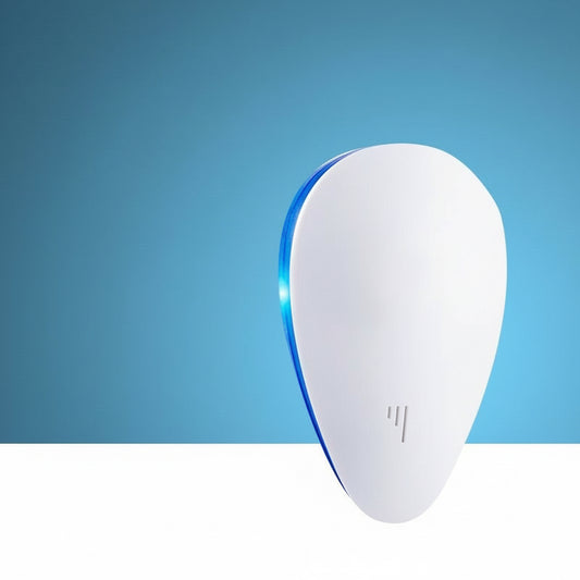 Ultraschall Schädlingsvertreiber – Leiser Tropfen-Design Stecker gegen Mücken, Kakerlaken & Mäuse