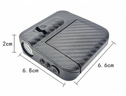 Kabellose Auto-Welcome-Light Projektion – Infrarot Türsensor Licht mit Carbon-Fiber Look, LOGO Bodenprojektion