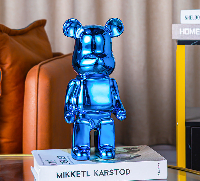 Luxuriöser Keramik-Bär – Stilvolle Deko & Spardose für Zuhause