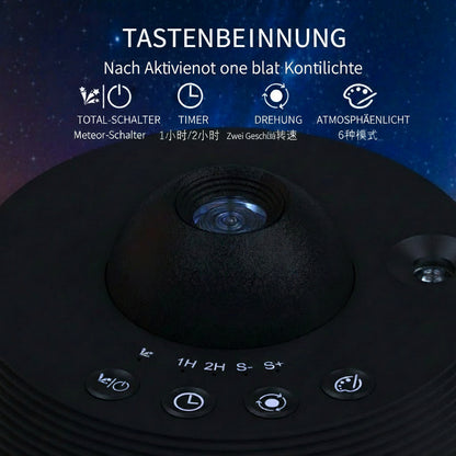Meteor Space Starry Sky Projektor – Hochwertige Sternenhimmel-Lampe für Schlafzimmer & Wohnzimmer