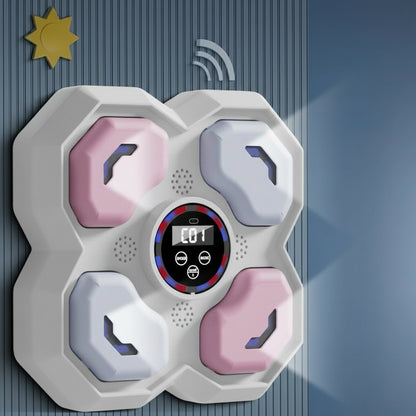 Kinder Smart-Boxing Target T-9612 – Elektronische Musik-Boxwand mit großem Farbdisplay für Training & Fitness