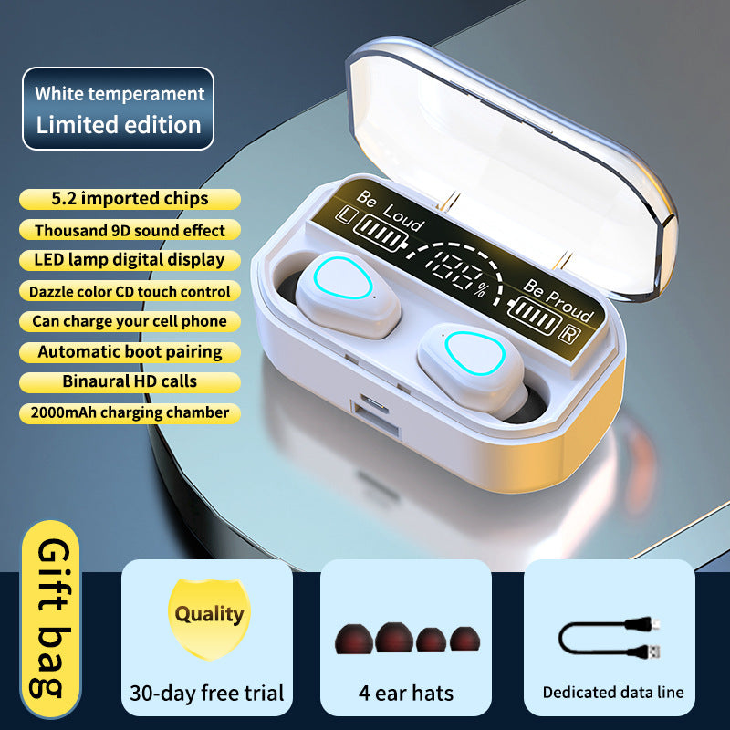 G28 Bluetooth Headset | TWS In-Ear Kopfhörer | Digital Display | Gaming