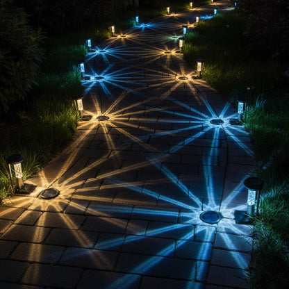 Solar-LED Gartenspießleuchte – Wasserdichtes Kunststoff-Röhrenlicht für Hof, Garten & Rasen