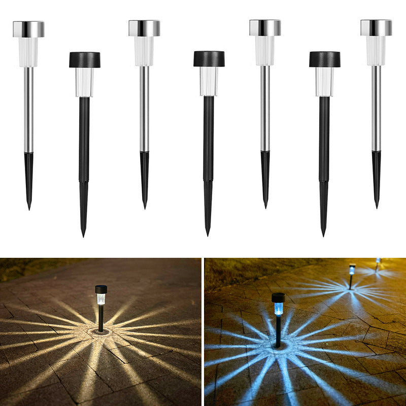 Solar-LED Gartenspießleuchte – Wasserdichtes Kunststoff-Röhrenlicht für Hof, Garten & Rasen