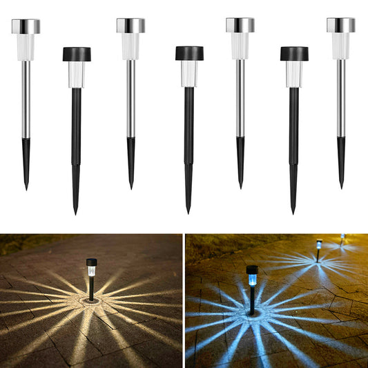 Solar-LED Gartenspießleuchte – Wasserdichtes Kunststoff-Röhrenlicht für Hof, Garten & Rasen