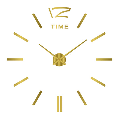 Leuchtende DIY Wanduhr – Moderne Acryl Wanduhr ohne Bohren, Silent Sweep Uhrwerk, 40 cm