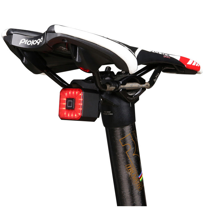 Intelligentes USB-Fahrradrücklicht mit Bremsinduktion