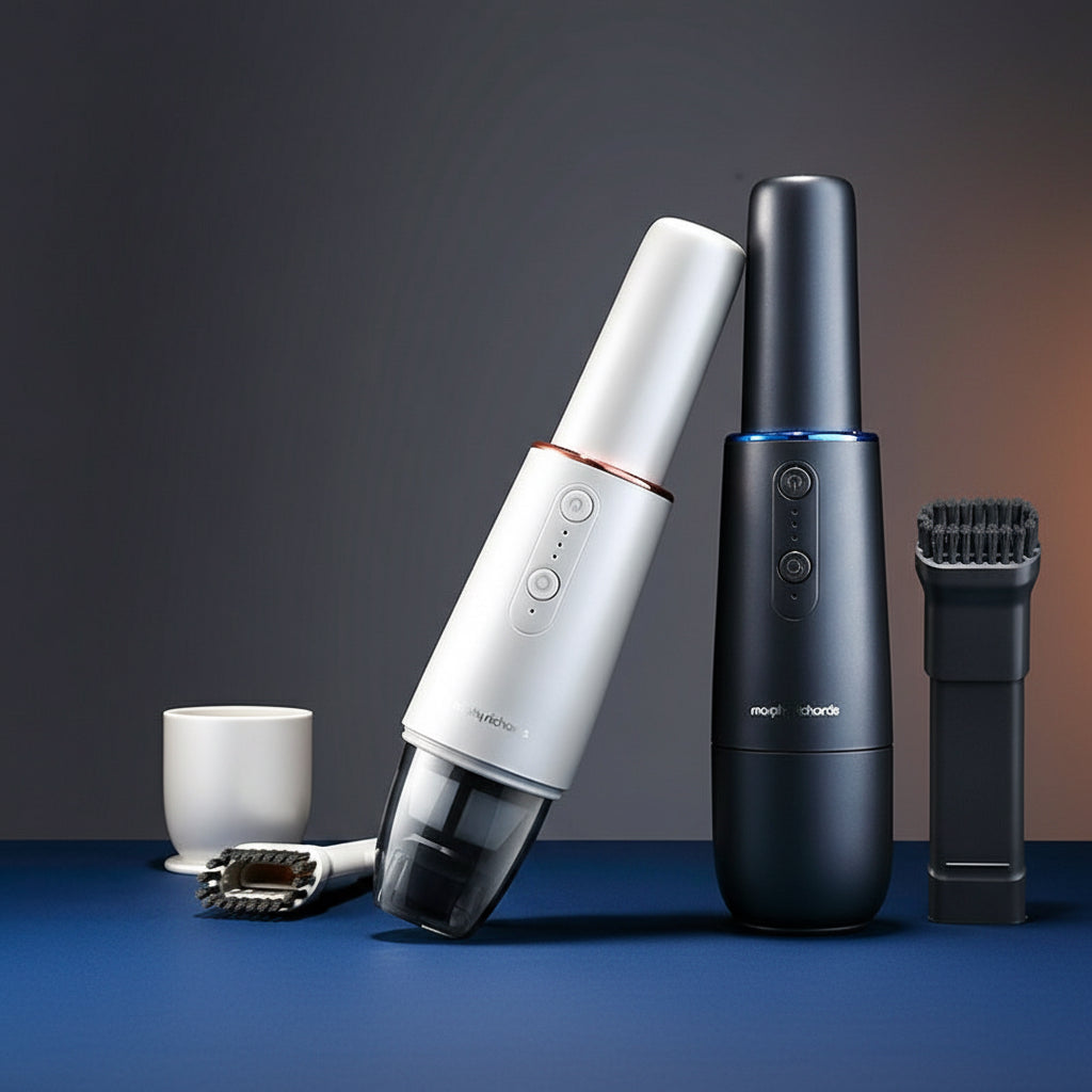 Kabelloser Auto-Staubsauger MOFEI MR3936 – Tragbarer Handstaubsauger mit Ladestation für Auto & Zuhause