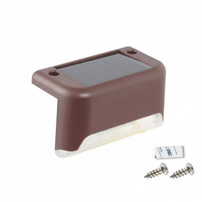 Solar-Stufenlicht – Wasserdichte LED Wandleuchte für Treppen, Zaun & Garten