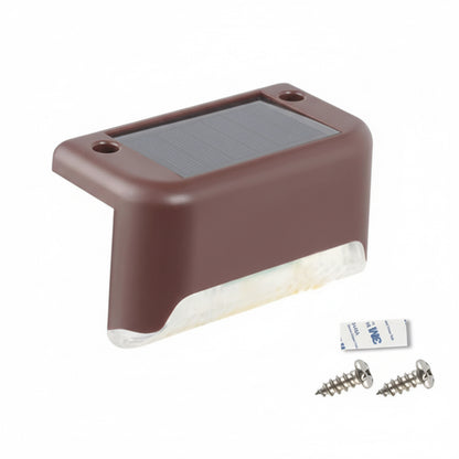 Solar-Stufenlicht – Wasserdichte LED Wandleuchte für Treppen, Zaun & Garten