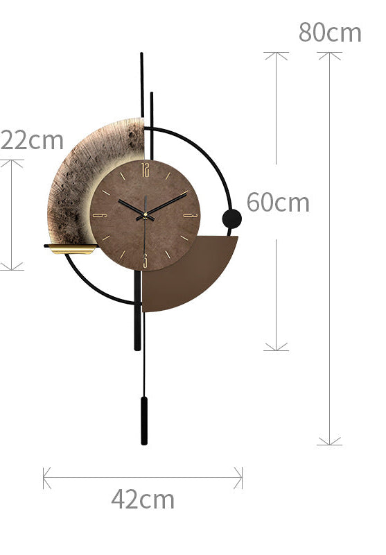 Moderne Designer-Wanduhr