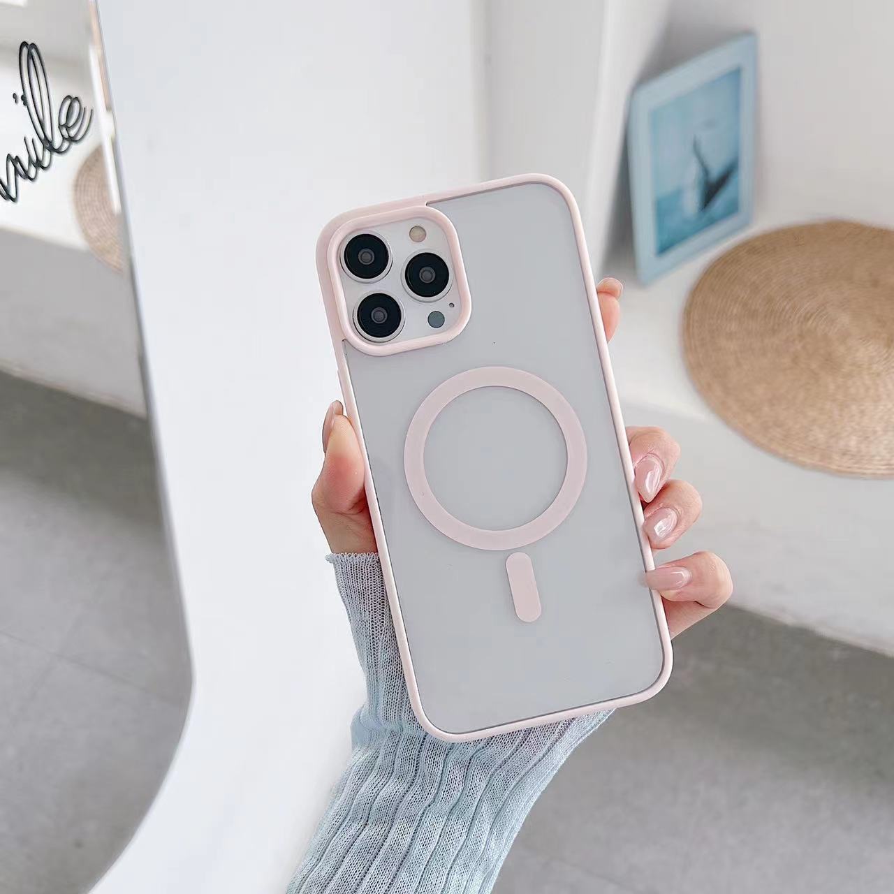 Handyhülle – Magnetische Wireless-Charging Schutzhülle für iPhone 11–14 Pro Max