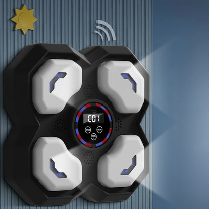 Kinder Smart-Boxing Target T-9612 – Elektronische Musik-Boxwand mit großem Farbdisplay für Training & Fitness