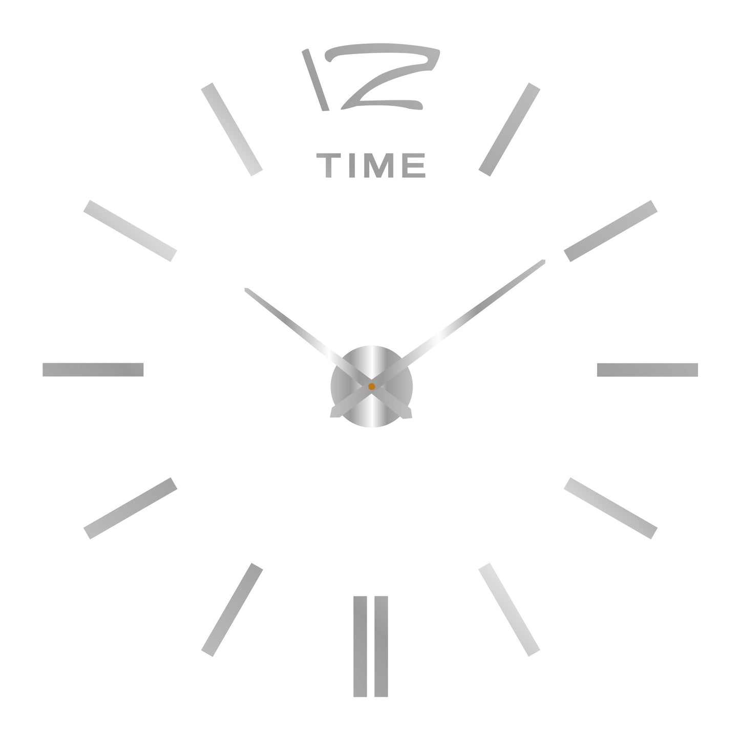 Leuchtende DIY Wanduhr – Moderne Acryl Wanduhr ohne Bohren, Silent Sweep Uhrwerk, 40 cm