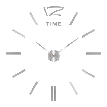 Leuchtende DIY Wanduhr – Moderne Acryl Wanduhr ohne Bohren, Silent Sweep Uhrwerk, 40 cm