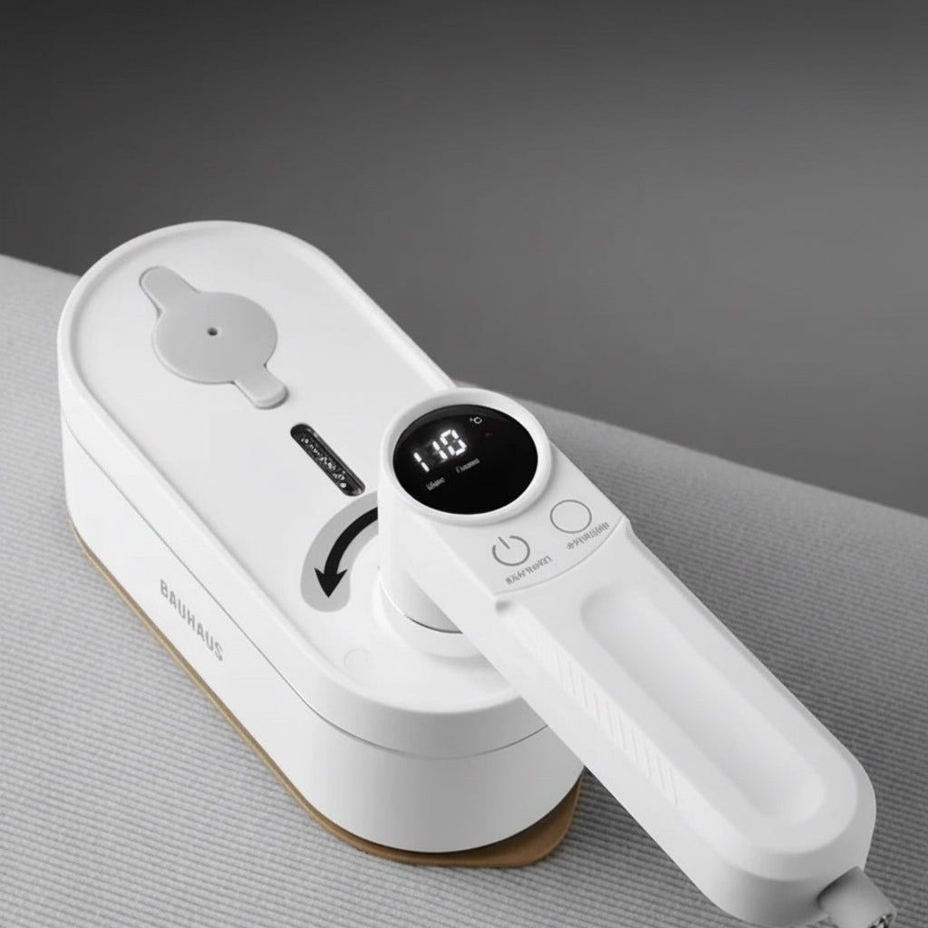 Digitaler Hand-Dampfbügler LM-024 – Tragbarer 1200W Steamer mit Display & 3 Temperaturstufen