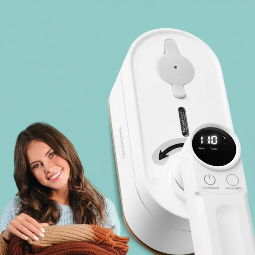 Digitaler Hand-Dampfbügler LM-024 – Tragbarer 1200W Steamer mit Display & 3 Temperaturstufen