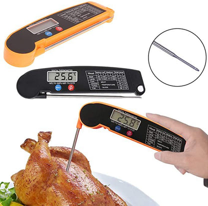 Digitales Küchenthermometer – Food Probe für Fleisch, Wasser, Milch & BBQ | Elektronisches Ofenthermometer