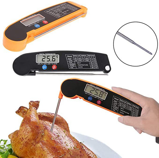 Digitales Küchenthermometer – Food Probe für Fleisch, Wasser, Milch & BBQ | Elektronisches Ofenthermometer