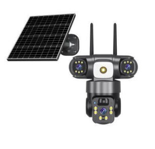 Sicherheitskamera – 600MP Triple-Screen Überwachung mit 360° Rotation & Nachtsicht