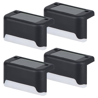 Solar-Stufenlicht – Wasserdichte LED Wandleuchte für Treppen, Zaun & Garten