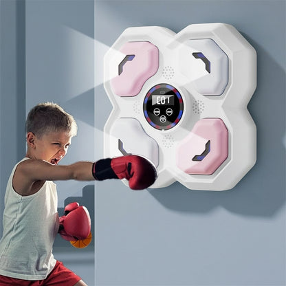 Kinder Smart-Boxing Target T-9612 – Elektronische Musik-Boxwand mit großem Farbdisplay für Training & Fitness
