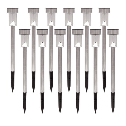 Solar-LED Gartenspießleuchte – Wasserdichtes Kunststoff-Röhrenlicht für Hof, Garten & Rasen