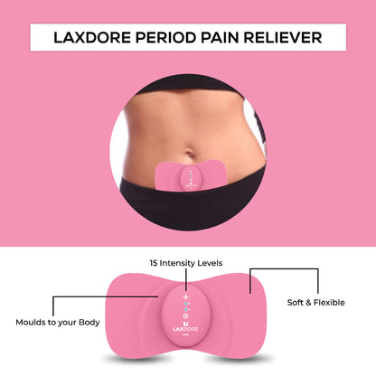 LAXDORE Elektrischer Wärme-Gürtel – EMS Heizpad gegen Menstruationsschmerzen & Krämpfe